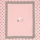 Baby Girls Pink Teddy Bear & Star Blanket, 1, hi-res